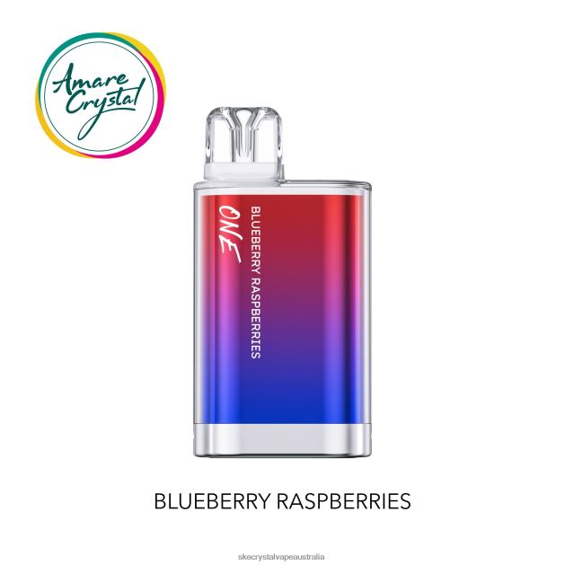 SKE Amare Crystal One Disposable Vape Bluberry Raspberries - SKE crystal vape Australia LPLTVH23