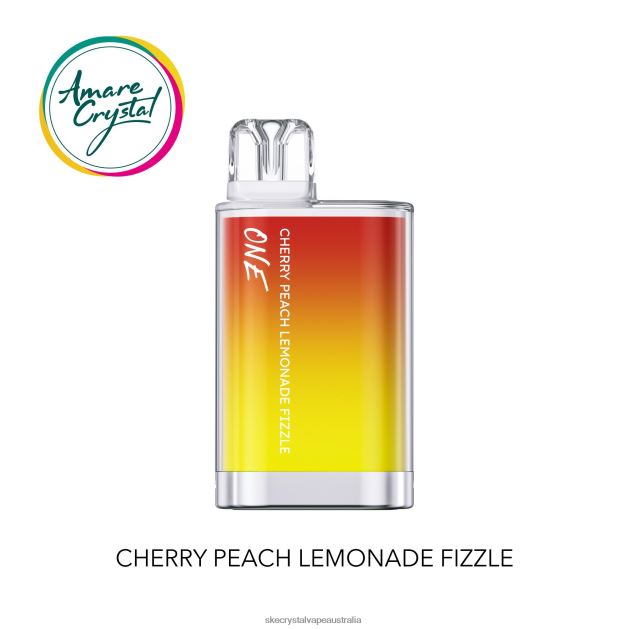 SKE Amare Crystal One Disposable Vape Cherry Peach Lemonade Fizzle - SKE vape refills LPLTVH24