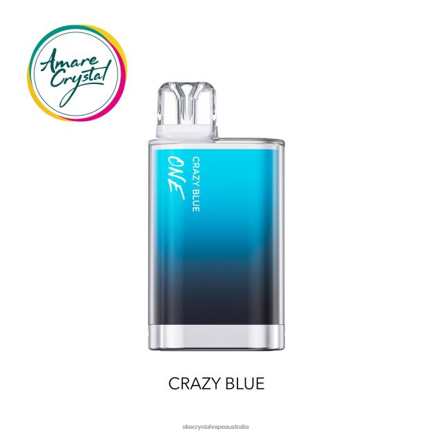 SKE Amare Crystal One Disposable Vape Crazy Blue - SKE vape flavours LPLTVH25