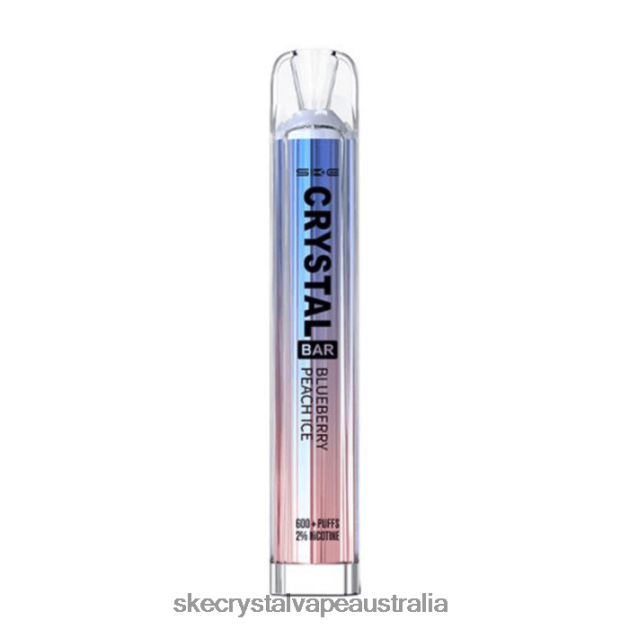 SKE Crystal Bar Disposable Vape Blueberry Peach Ice - SKE vape pen LPLTVH81