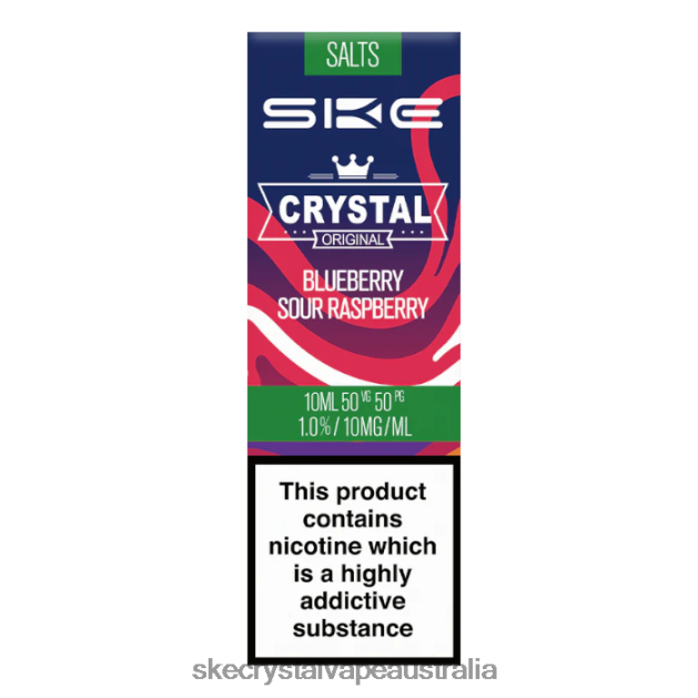 SKE Crystal Nic Salt - 10ml Blueberry Sour Raspberry - SKE crystal vape Australia LPLTVH113