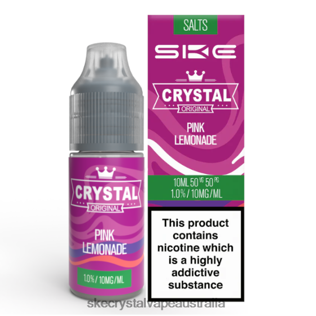 SKE Crystal Nic Salt - 10ml Pink Lemonade - SKE vape Canberra LPLTVH117