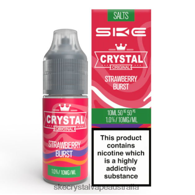 SKE Crystal Nic Salt - 10ml Strawberry Burst - SKE vape website LPLTVH118