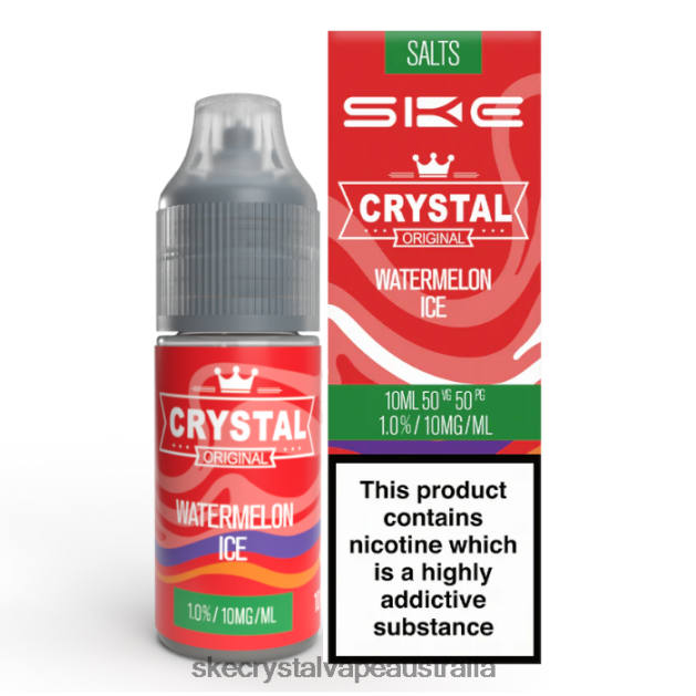 SKE Crystal Nic Salt - 10ml Watermelon Ice - SKE vape authentication LPLTVH119
