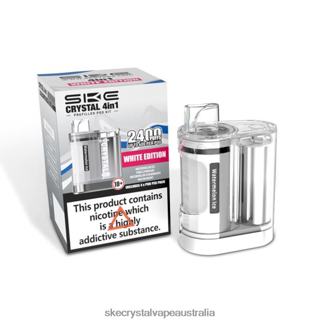 SKE Crystal 2400 4 in 1 Pod Kit Mixed White Edition - SKE vape flavours LPLTVH5